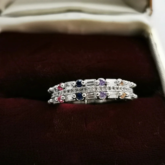 Multi stoned ring - Picture 1 of 6